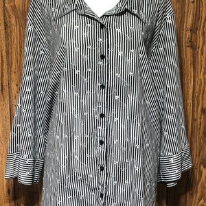 Maggie Barnes Embroidered Collared shirt